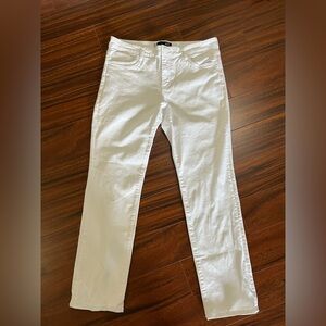 KUT women’s 14 Catherine Boyfriend jeans, cuffed stretch, Optic White